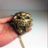 Aztec Death Whistle - Golden Skull view 1