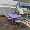 YOUR CHAIR COVERS Rectangular Spandex Table Covers 6ft Fitted Tablecloth Wedding Event Patio Decorations Elastic Fabric Stretch Tables Cover for 6 ft Folding Table (Lavender) view 2