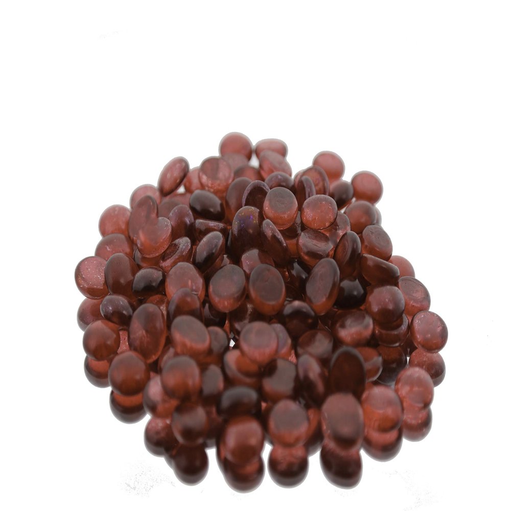 WGV Flat Marbles, Pebbles, Glass Gems for Vase Fillers, Wedding, Decoration, Crystal Rocks, Red (20 Pounds, Approx 2000 pcs)
