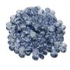 WGV Flat Marbles, Pebbles, Glass Gems for Vase Fillers, Party Table Scatter, Aquarium Decor, Crystal, Light Blue (20 Pounds, Approx 2000 pcs) view 1