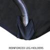 YOUR CHAIR COVERS Rectangular Spandex Table Covers 5ft Fitted Tablecloth Wedding Event Patio Decorations Elastic Fabric Stretch Tables Cover for 5 ft Folding Table (Navy Blue) view 4