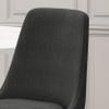 Great Deal Furniture Dawn Modern Fabric Dining Chairs (Set of 2), Charcoal view 4