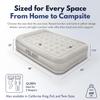 King Koil Luxury Built-in Pillow Top Queen Air Mattress with Built-in High-Speed Pump Best for Home, Camping, Guests, 20" Queen Size Double High Airbed, Blow Up Mattress, Waterproof, 1-Year Warranty view 2