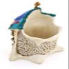 ART ESCUDELLERS Resin and handainted Cup CASA BATLLO. Decoration Inspired by The Modernist Architecture of Barcelona 11 cm x 8 cm x 15 cm view 3