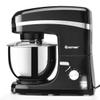 COSTWAY Tilt-Head Stand 5.3Qt 6-Speed 120V/800W Electric Food Mixer Blade, Dough Hook, Whisk, Splash Guard, Stainless Steel Bowl(Blac, medium, BLACK view 1