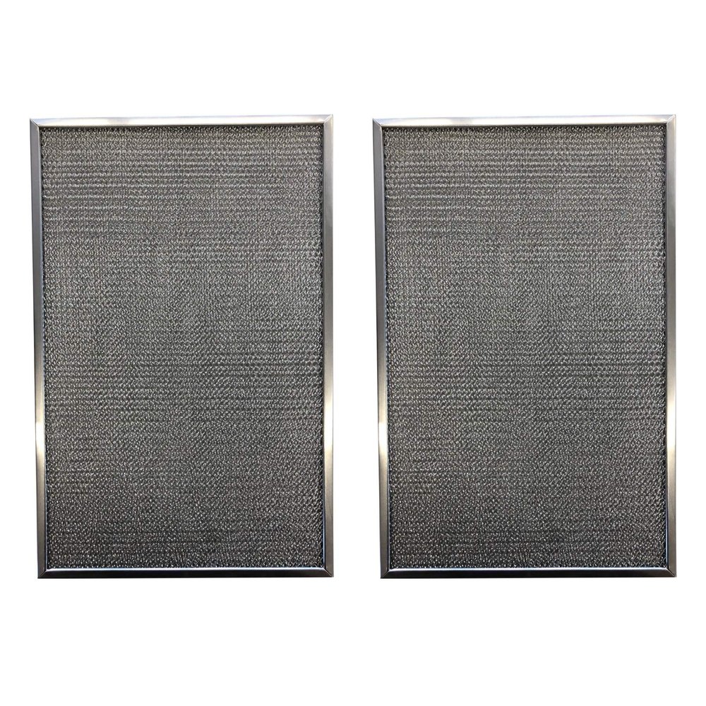 Filter Everything Replacement Aluminum Pre/Post Filter Compatible with Honeywell 203371, 136388 12-3/8 x 15-7/8 x 3/8 2-Pack