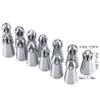 Fdit Russian Piping Tips Set, 13 Pieces, Stainless Steel, Sphere Nozzle, Cake Decorating Supplies view 2