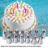 Fdit Russian Piping Tips Set, 13 Pieces, Stainless Steel, Sphere Nozzle, Cake Decorating Supplies view 3
