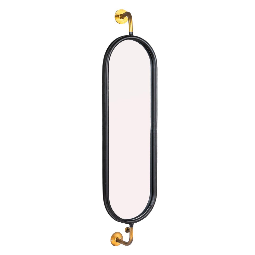 Creative Co-Op Swivel Wall Mount Metal Mirror with Brackets