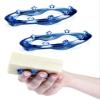 SoapStandle Bar Soap Gripper | No Goo or Mess Soap Holder for Bath and Showers | Non Slip Quick Dry Bar Soap Holder | Bathroom Accessories, Blue - 2-Pack view 1
