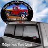 Always Loved Never Forgotten Memorial Decal Old Antique Truck 4"x 5" Pack of 6 view 2