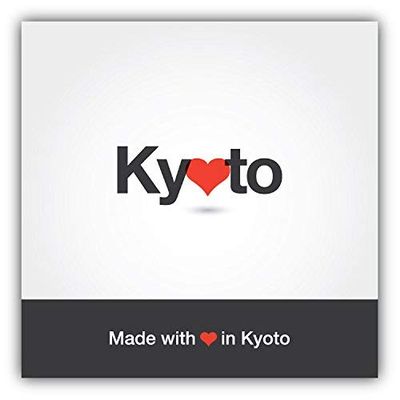 DG Graphics Kyoto Made with Love Travel Label Art Decor 5'' x 5'' Magnet Vinyl Magnetic Sheet for Lockers, Cars, Signs, Refrigerator