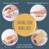 SoapStandle Bar Soap Gripper | No Goo or Mess Soap Holder for Bath and Showers | Non Slip Quick Dry Bar Soap Holder | Bathroom Accessories, Red - 2-Pack view 4