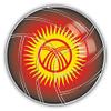 DG Graphics Kyrgyzstan Volleyball World Flag Art Decor 5'' x 5'' Magnet Vinyl Magnetic Sheet for Lockers, Cars, Signs, Refrigerator view 1