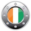 DG Graphics Ivory Coast Flag Art Decor 5'' x 5'' Magnet Vinyl Magnetic Sheet for Lockers, Cars, Signs, Refrigerator view 1