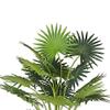 AMERIQUE Gorgeous 5' Tropical Fan Palm Arecaceae Tree Artificial Silk Plant with UV Protection, with Nursery Plastic Pot, Feel Real Technology, Super Quality, 5 Feet, Green view 2