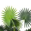 AMERIQUE Gorgeous 5' Tropical Fan Palm Arecaceae Tree Artificial Silk Plant with UV Protection, with Nursery Plastic Pot, Feel Real Technology, Super Quality, 5 Feet, Green view 3
