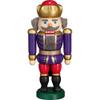 Seiffener Volkskunst Nutcracker - Exclusive King Indigo-Raspberry - 20 cm / 7.9 inch view 1