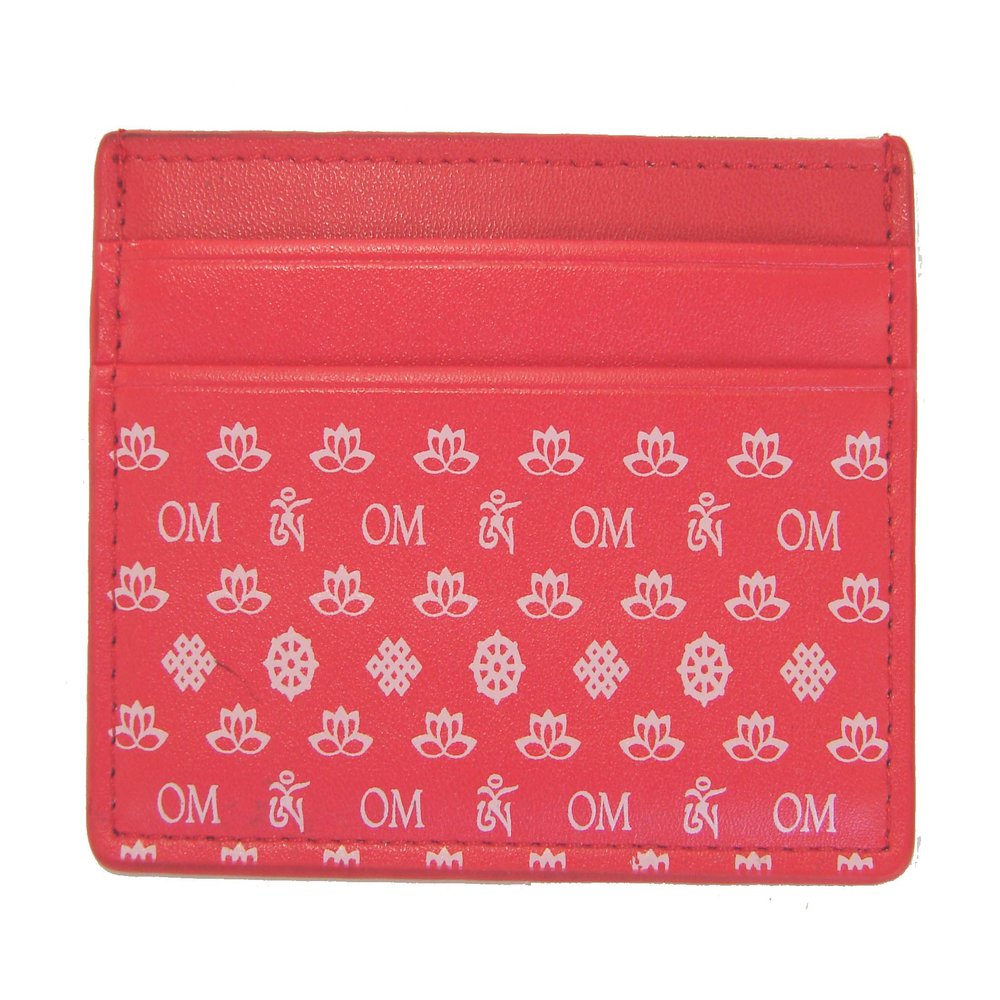 Feng Shui Red OM Card Holder