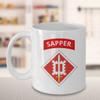 18th EN BDE Coffee Mug - Engineer Brigade Sapper view 3
