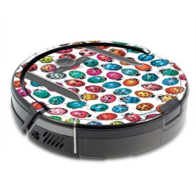 MightySkins Skin Compatible with Shark Ion Robot R85 Vacuum Minimum Coverage - Color Bugs | Protective, Durable, and Unique Vinyl wrap Cover | Easy to Apply, Remove | Made in The USA