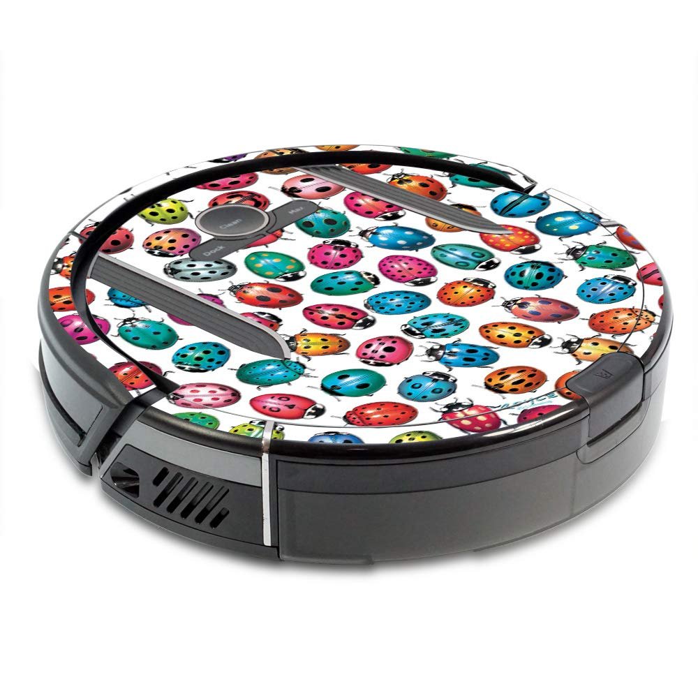 MightySkins Skin Compatible with Shark Ion Robot R85 Vacuum Minimum Coverage - Color Bugs | Protective, Durable, and Unique Vinyl wrap Cover | Easy to Apply, Remove | Made in The USA