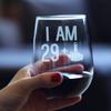 29 + 1 Middle Finger - 30th Birthday Stemless Wine Glass for Women & Men - Cute Funny Wine Gift Idea - Unique Personalized Bday Glasses for Best Friend Turning 30 - Drinking Party Decoration view 4