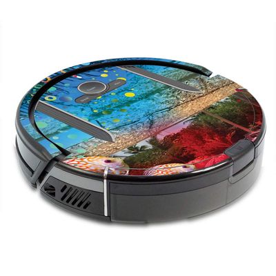 MightySkins Skin Compatible with Shark Ion Robot R85 Vacuum Minimum Coverage - Tropical Resort | Protective, Durable, and Unique Vinyl wrap Cover | Easy to Apply, Remove | Made in The USA