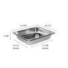 Thunder Group STPA3122PF Steam Table Pan 1/2 Size Perforated view 2