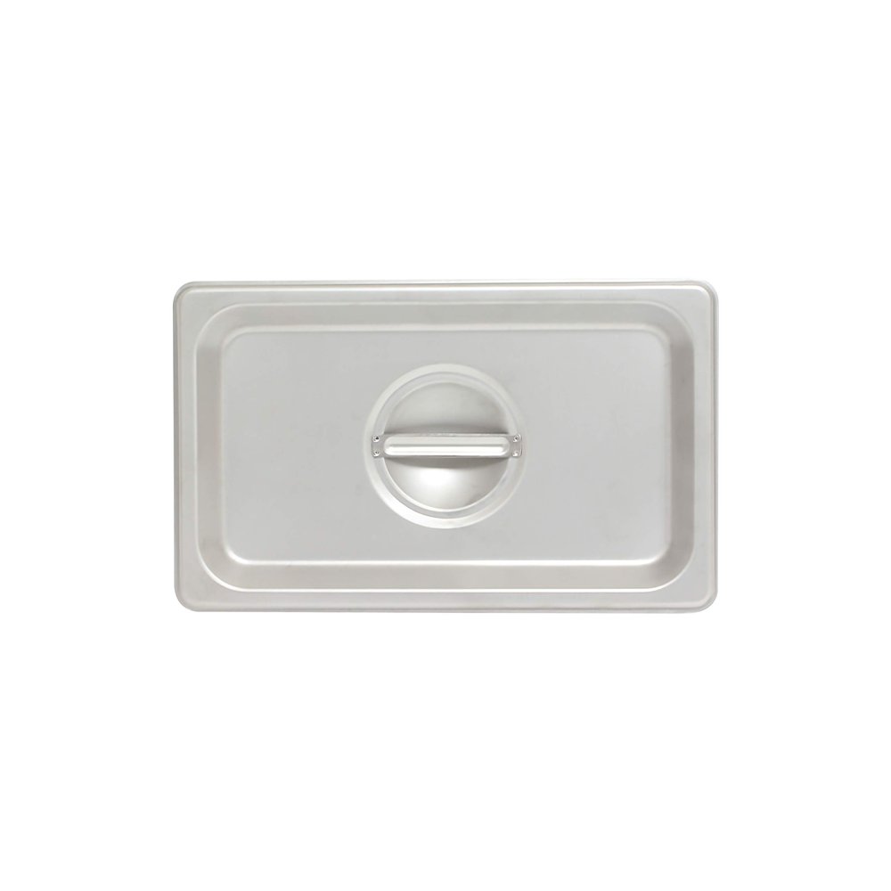 Thunder Group STPA5130C Steam Table Pan Cover 1/3 Size Solid with Handle