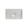 Thunder Group STPA5130C Steam Table Pan Cover 1/3 Size Solid with Handle view 1