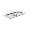Thunder Group STPA5130C Steam Table Pan Cover 1/3 Size Solid with Handle view 2