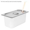 Thunder Group STPA5130CS Steam Table Pan Cover 1/3 Size Slotted with Handle view 4