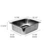 Thunder Group STPA3124PF Steam Table Pan 1/2 Size Perforated view 2