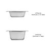 Thunder Group ninth size 2 1/2" deep 24 gauge anti jam pans view 4