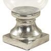 ZENTIQUE Glass Decor Accent Dcor, One Size, Silver view 2