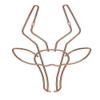 Metaltex Safari Coat Rack, Copper, 30 x 38 cm view 1