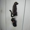 TG,LLC Metal Wall Mount Dog Hook Key Hanger Keyring Collar Leash Holder Rustic Pet Decor view 2