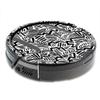 MightySkins Skin Compatible with Shark Ion Robot R85 Vacuum Minimum Coverage - Abstract Black | Protective, Durable, and Unique Vinyl wrap Cover | Easy to Apply, Remove | Made in The USA view 1
