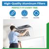 Filter Everything Replacement Aluminum Pre/Post Filter Compatible with Trion 123324-004, HE2000, MAX5  12-1/2 x 20 x 5/16  2-Pack view 2