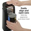 Hamilton Beach Smooth Touch Electric Automatic Can Opener Easy Push Down Lever, For All Standard-Size and Pop-Top, Extra Tall, With Bottle Opening Accessory and Built-In Knife Sharpener, Black view 4