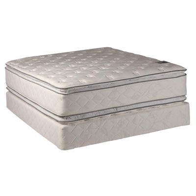 Dream Solutions Double-Sided Medium Soft PillowTop Mattress Set with Mattress Cover Protector Included - Sleep System with Enhanced Cushion Support, Fully Assembled, Longlasting (Queen 60"x80"x12")