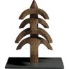 Seiffener Volkskunst Twist Tree - Smoked Oak - 8 cm / 3.1 inch view 1
