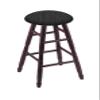 HBS Oak Counter Stool in Dark Cherry Finish with Graph Coal Seat view 1