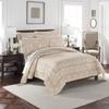 Colonial Williamsburg Basset Woven Bedspread & Coverlet Collection (Linen, King Coverlet 110W x 96L) view 1