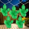 Northlight LED Prickly Pear Cactus Indoor Outdoor Patio String Light Set - 4.5' Clear Wire - 10ct view 2