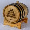 Personalized Engraved New White American Oak Aging Barrels (5 Liter) - Age Your Own Whiskey, Wine, Bourbon, Rum, Scotch & More | Design Template Engraved [RHB 133] view 1