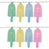 Northlight LED Pastel Ice Pop Indoor Outdoor Patio String Light Set - 4.5' Clear Wire - 10ct view 1