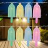 Northlight LED Pastel Ice Pop Indoor Outdoor Patio String Light Set - 4.5' Clear Wire - 10ct view 2