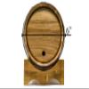 Engraved Authentic White American Oak Aging Barrels (3 Liter) - New Wood Aging Barrels For Whiskey, Bourbon, Wine, Scotch, Rum, & More | Personalized Design Template RHB135 view 3